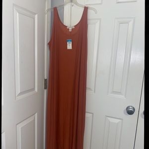 2x burnt orange dress never worn with tags